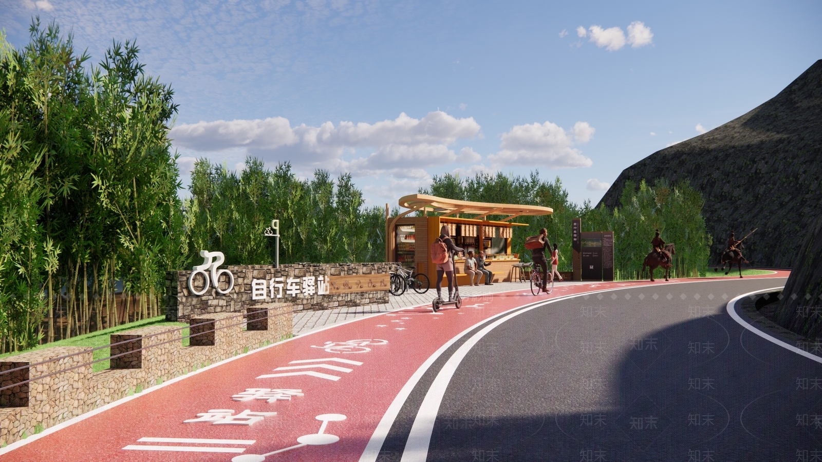 现代乡村公园SU模型下载【ID:1162643694】