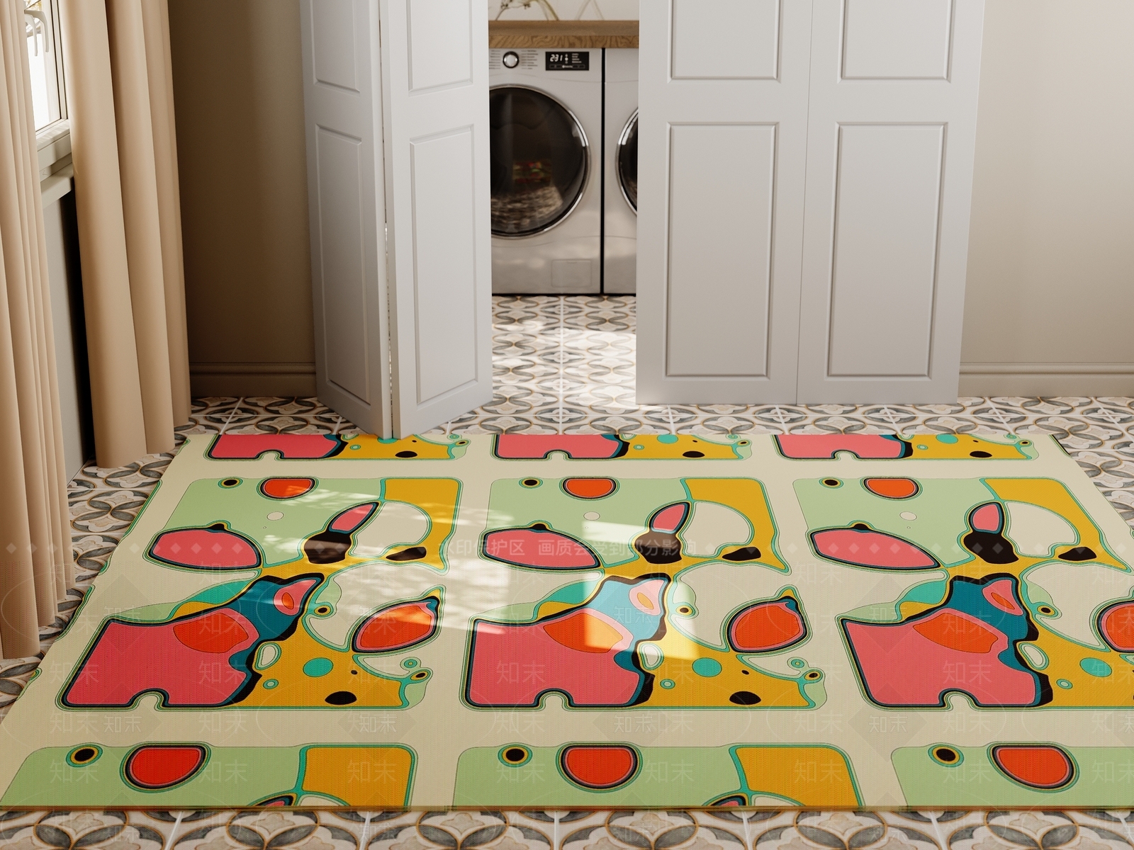 现代工业地毯3D模型下载【ID:1162647114】