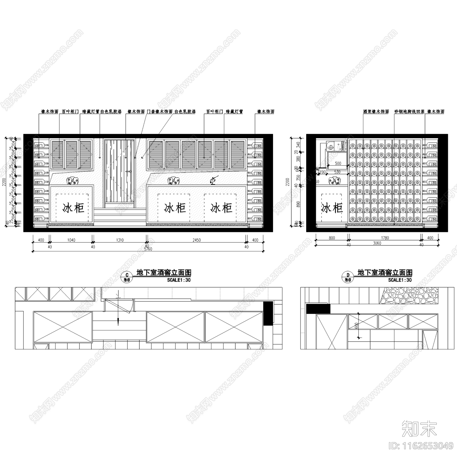 现代简约曦城私宅三层别墅室内家装cad施工图下载【ID:1162653049】