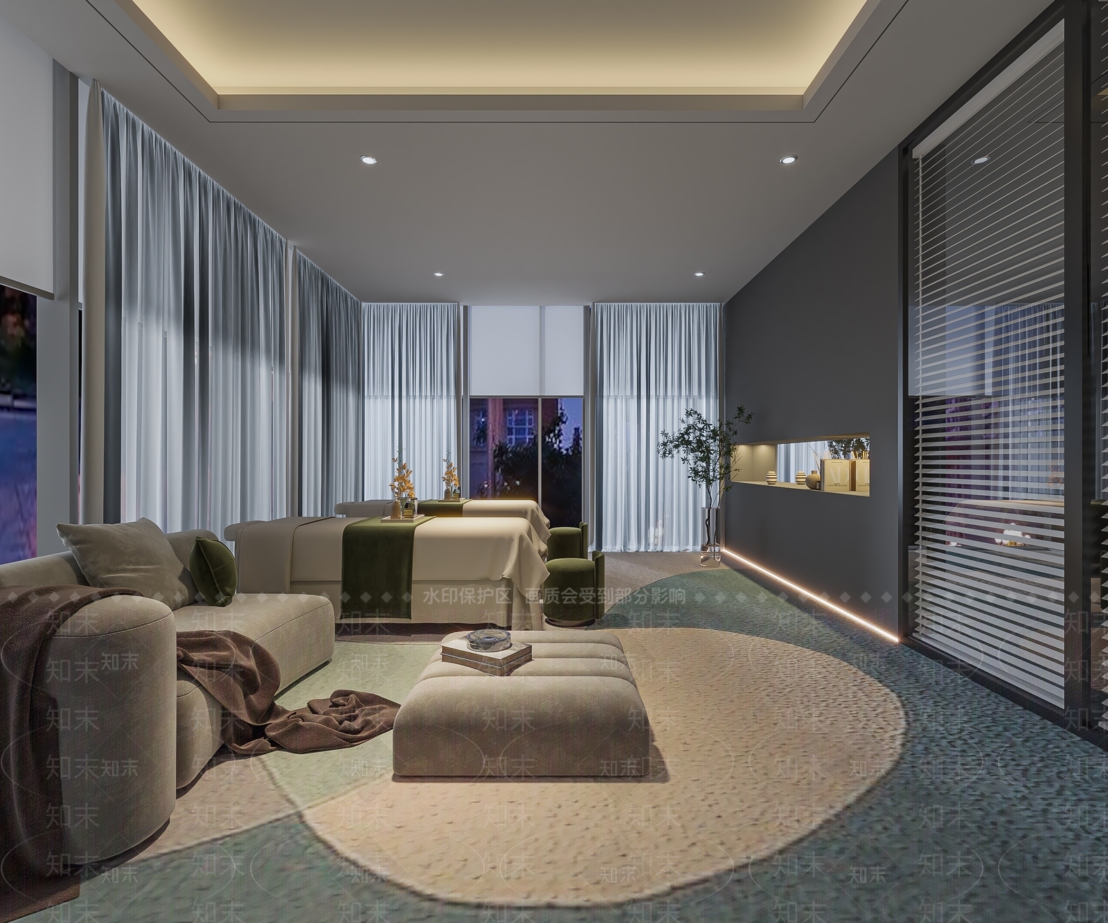 现代美容院3D模型下载【ID:1162654778】
