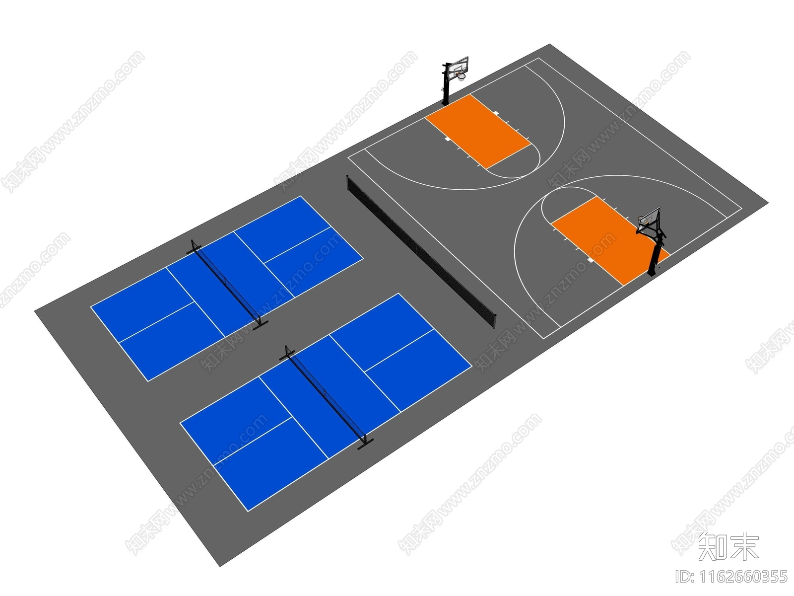 现代其他球场SU模型下载【ID:1162660355】