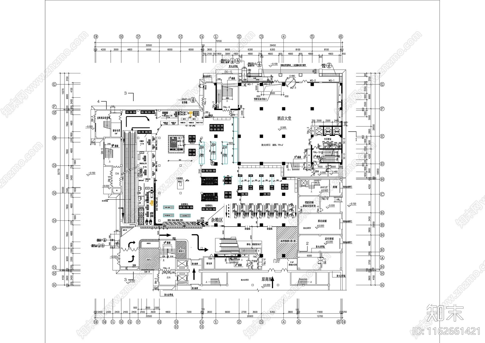 现代其他商业建筑cad施工图下载【ID:1162661421】