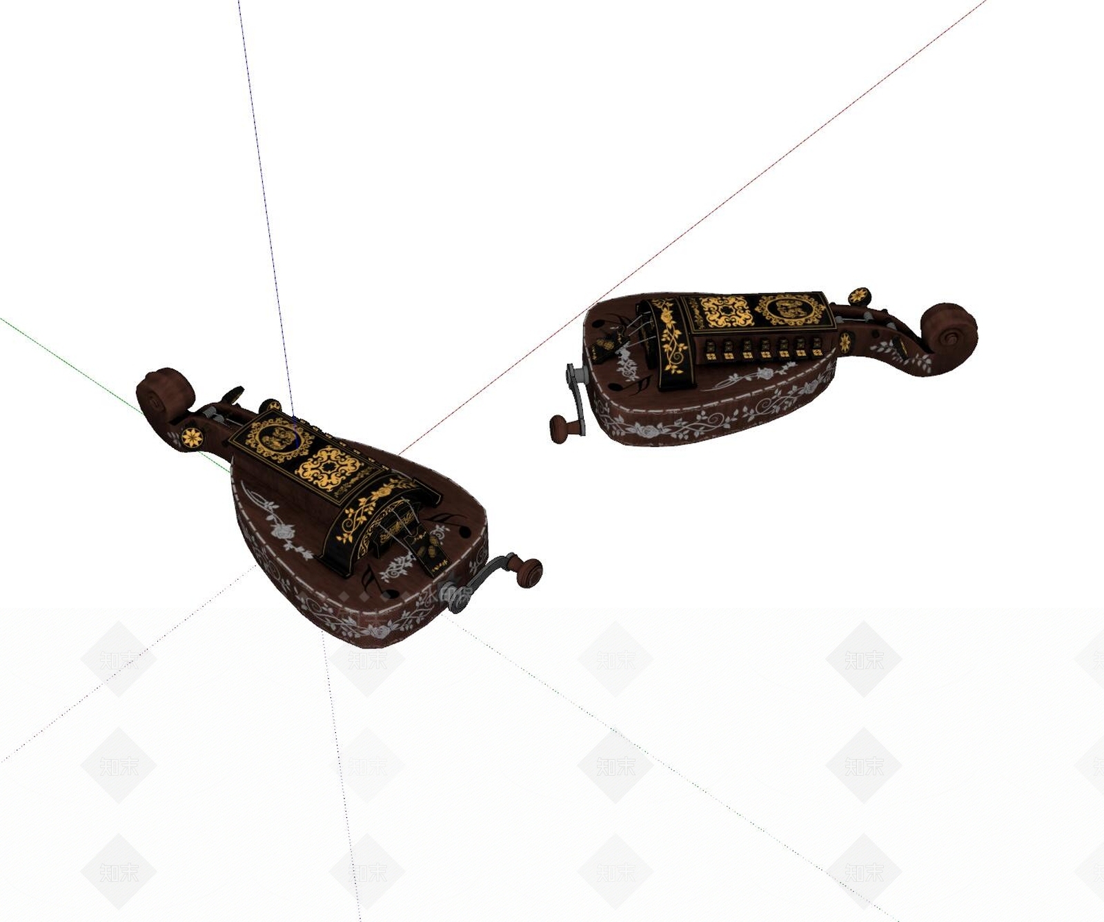 乐器SU模型下载【ID:1162666127】