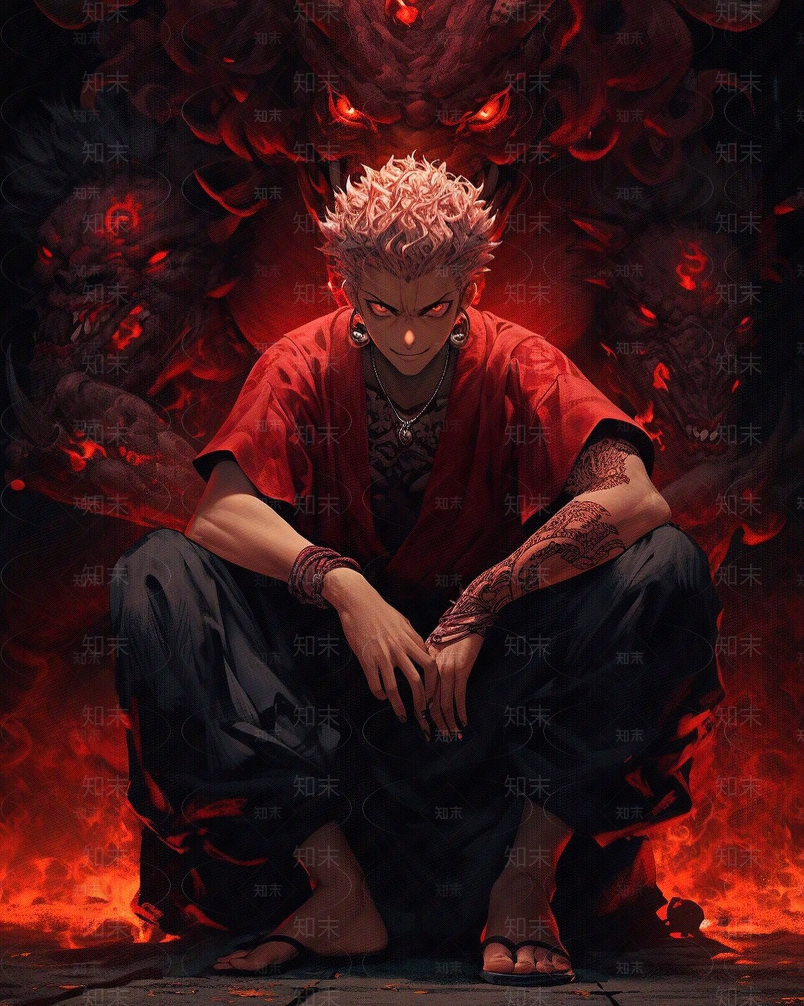 现代日式壁画贴图下载【ID:1162668077】