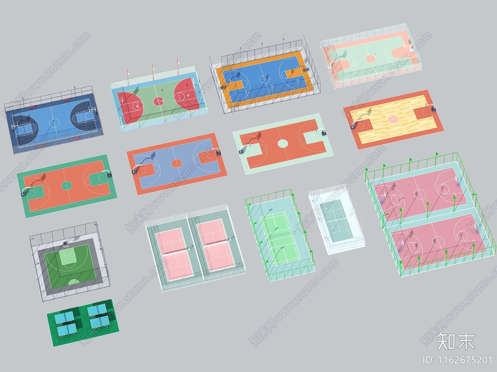 现代体育馆3D模型下载【ID:1162675201】