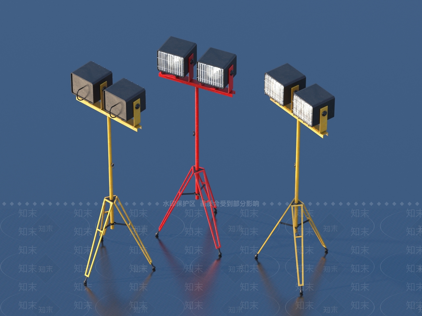 现代其他户外灯3D模型下载【ID:1162677525】