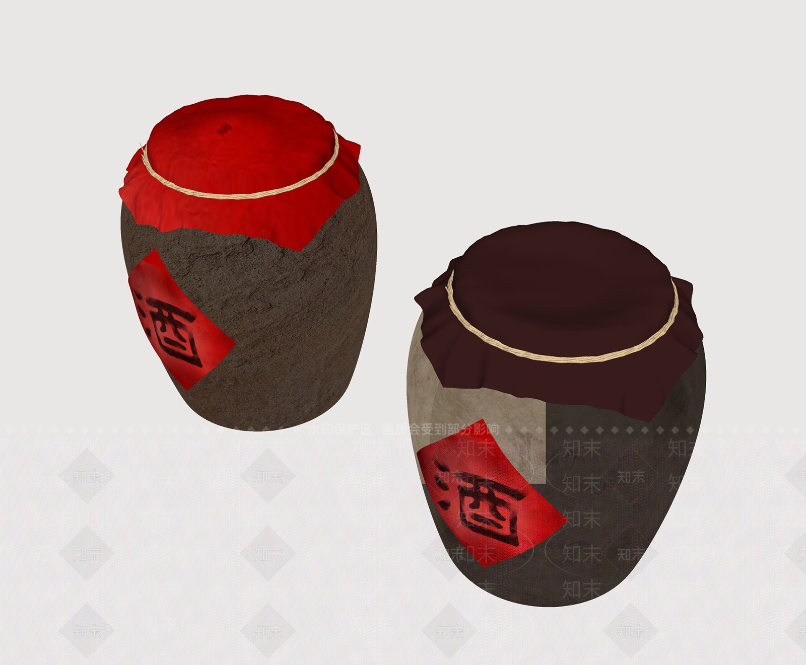 酒具SU模型下载【ID:1162684388】