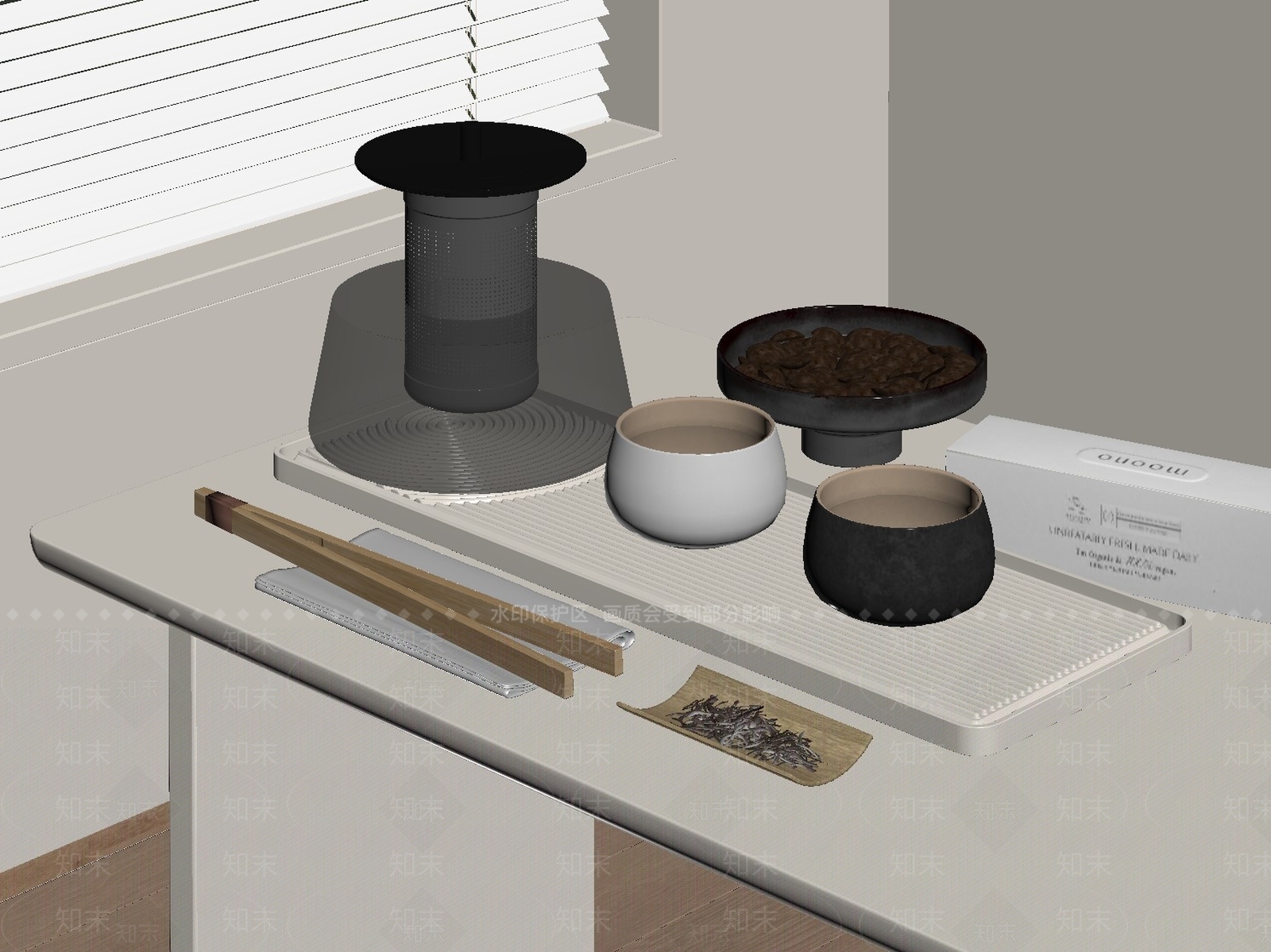 茶具SU模型下载【ID:1162686214】