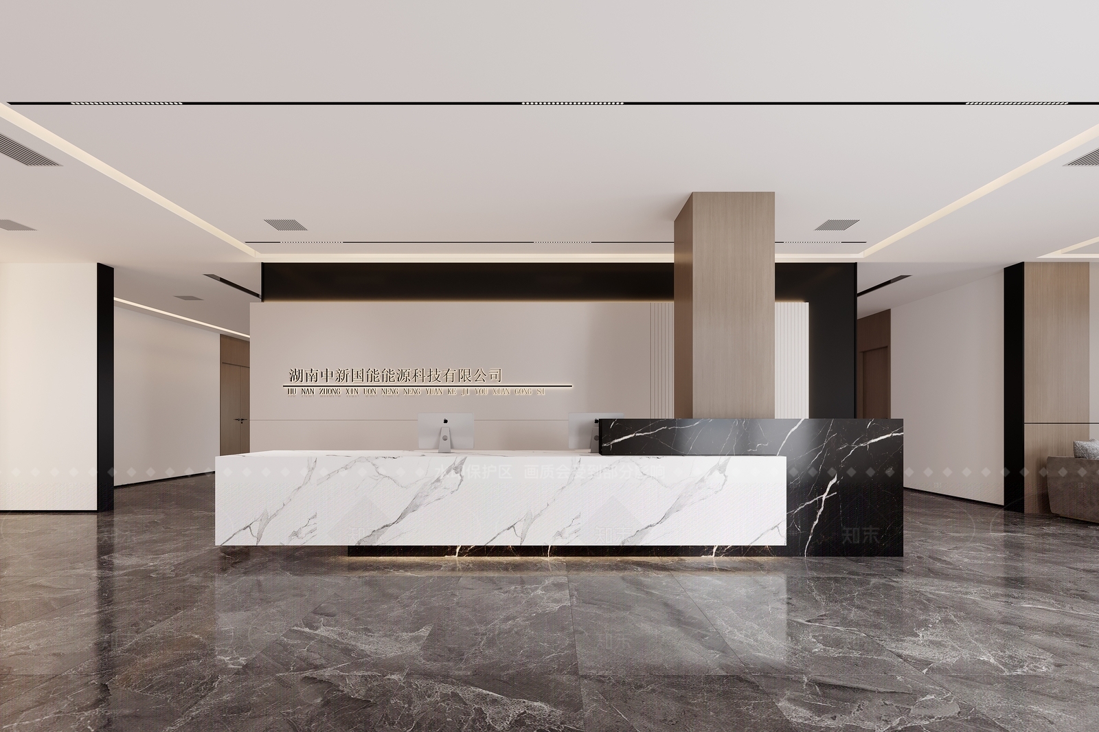 现代接待室3D模型下载【ID:1214616880】