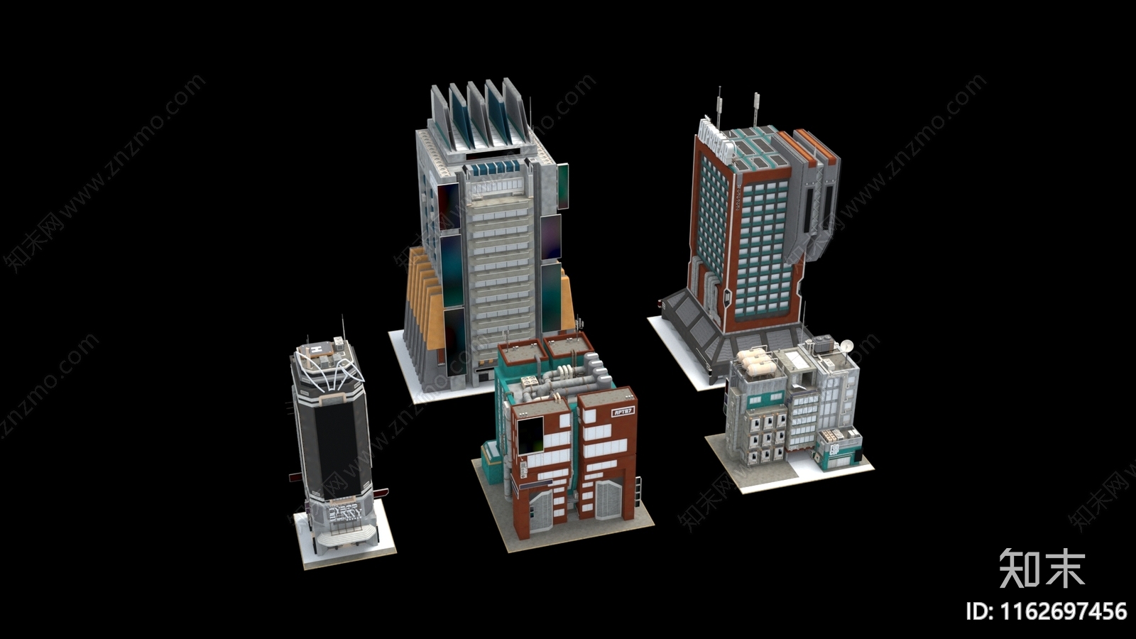 艺术风格建筑3D模型下载【ID:1162697456】