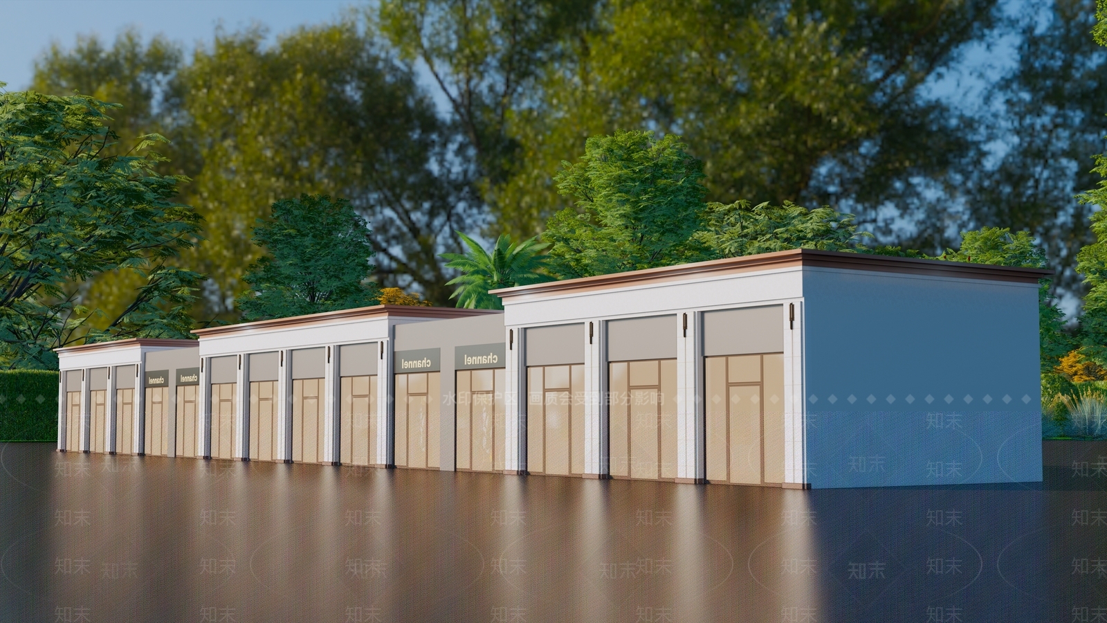 现代其他商业建筑SU模型下载【ID:1162697827】