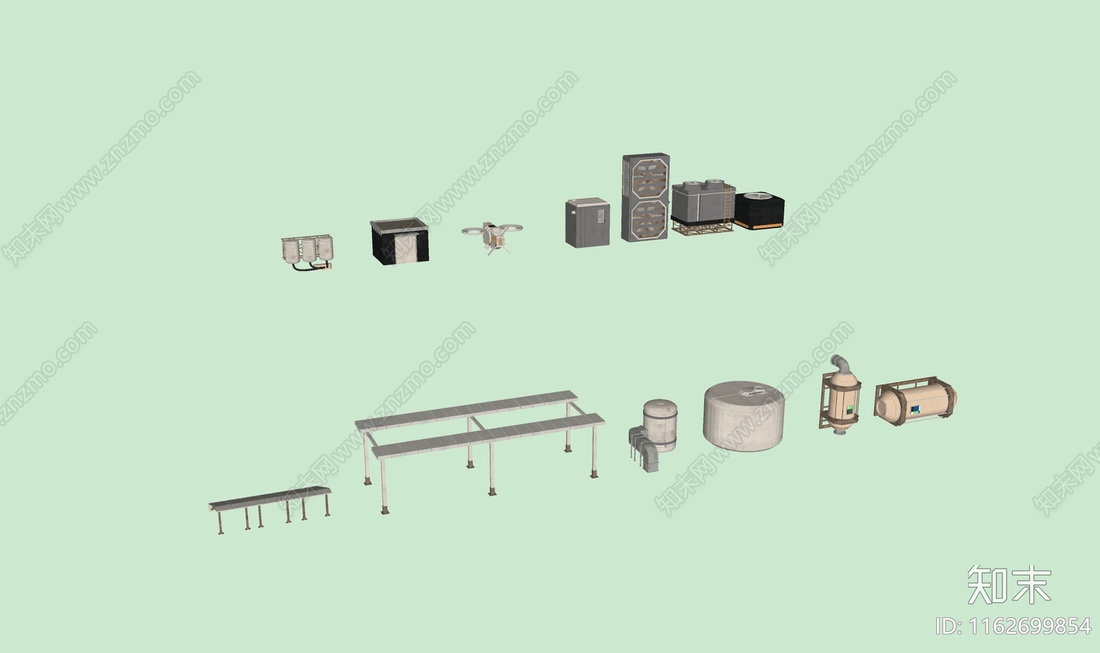 现代其他工业建筑SU模型下载【ID:1162699854】