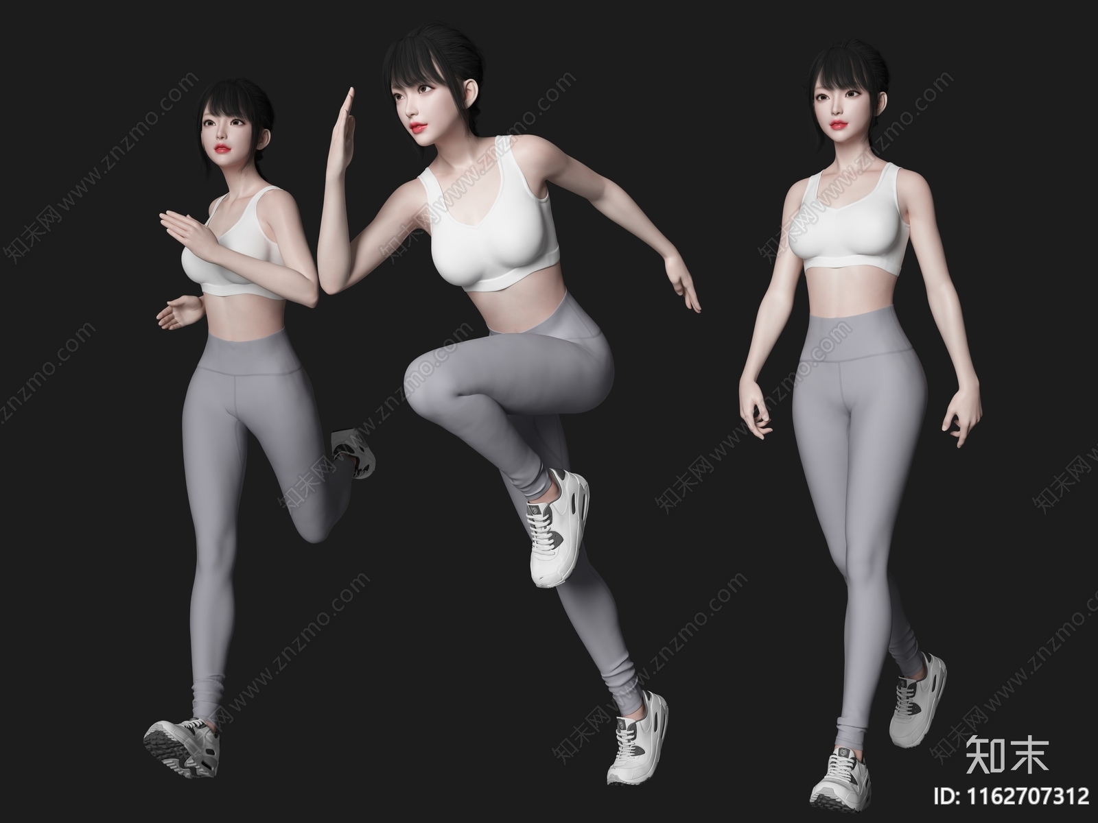 女人3D模型下载【ID:1162707312】