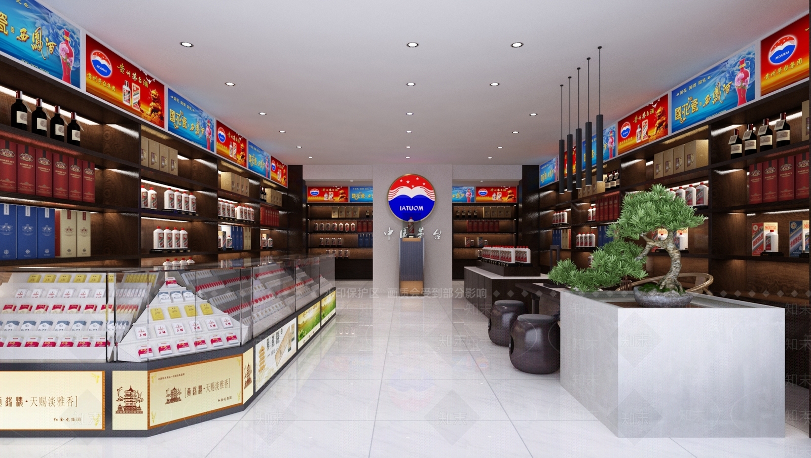现代烟酒店3D模型下载【ID:1162708165】