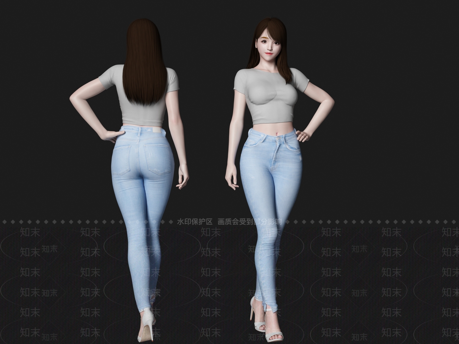 女人3D模型下载【ID:1162708056】