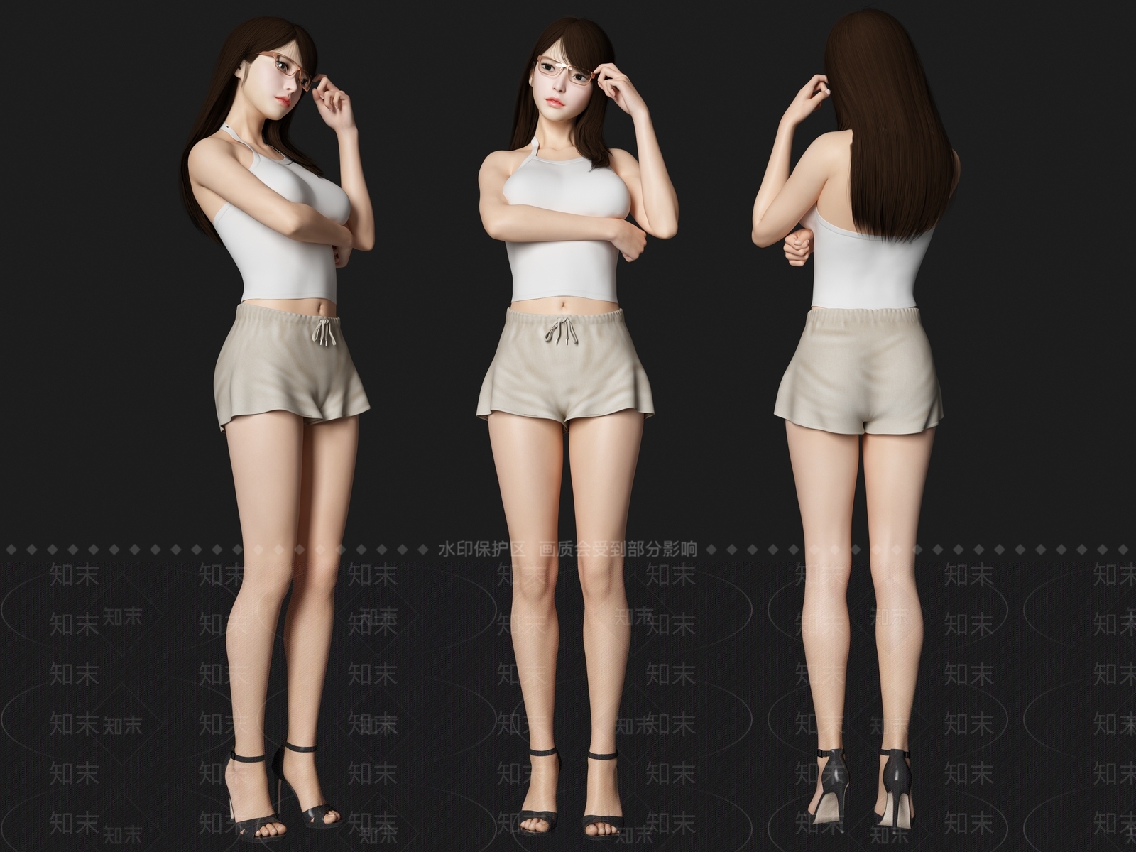 女人3D模型下载【ID:1162708202】