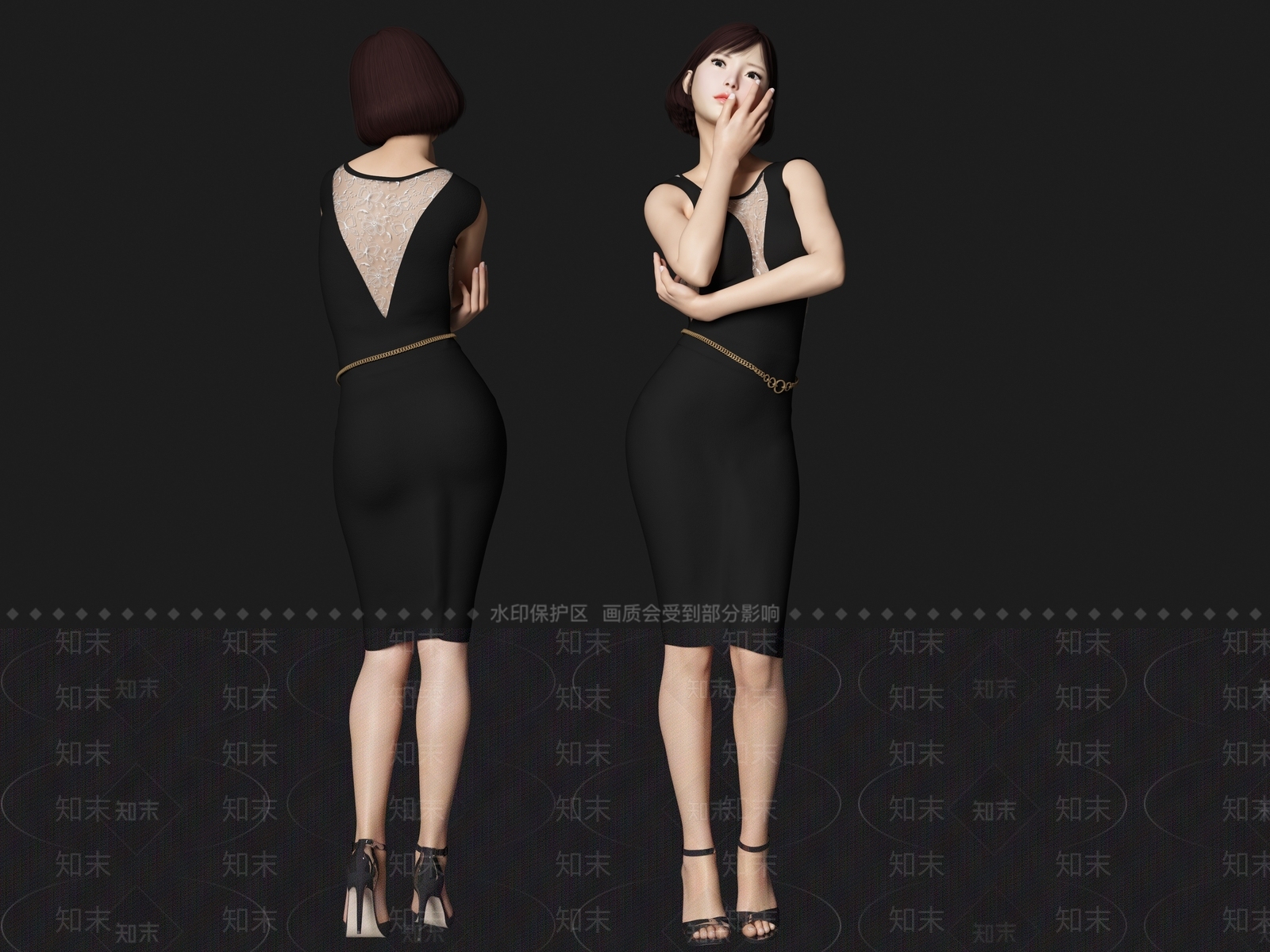 女人3D模型下载【ID:1162709470】