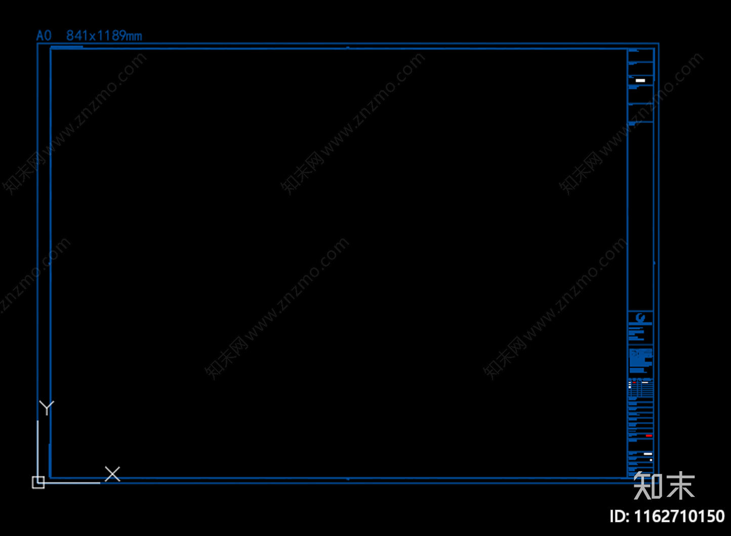 A0图框cad施工图下载【ID:1162710150】