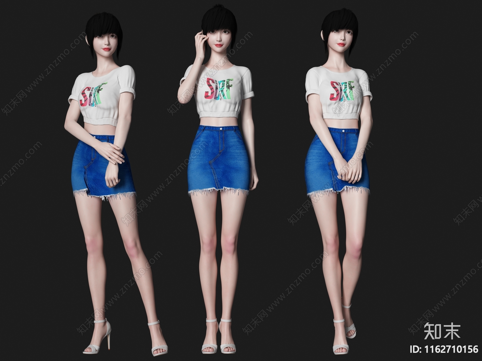 女人3D模型下载【ID:1162710156】