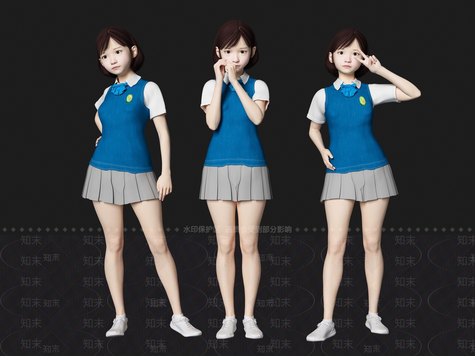 女人3D模型下载【ID:1162710645】