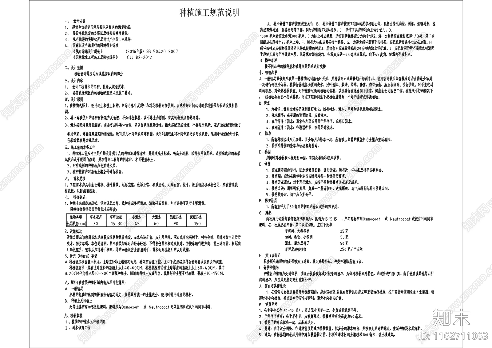 现代设计说明cad施工图下载【ID:1162711063】