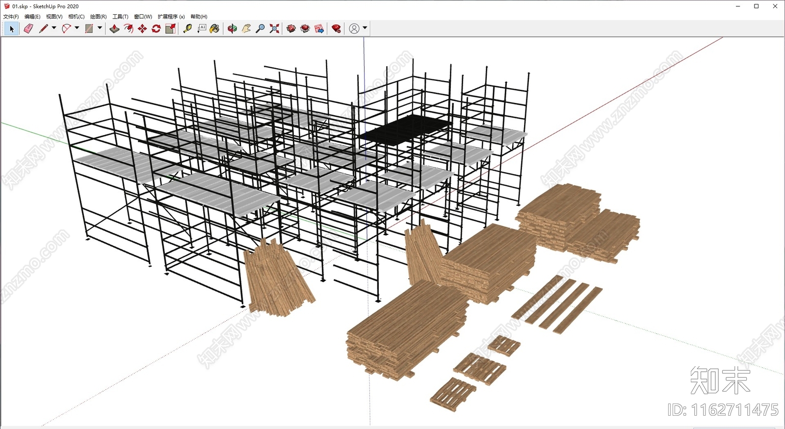 建筑材料SU模型下载【ID:1162711475】