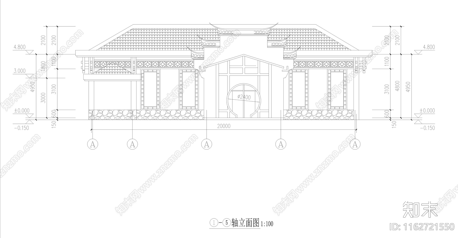 新中式其他建筑cad施工图下载【ID:1162721550】