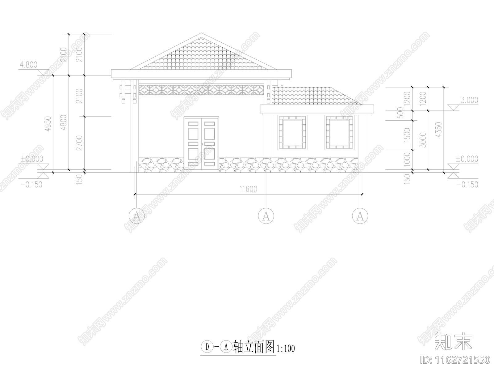 新中式其他建筑cad施工图下载【ID:1162721550】