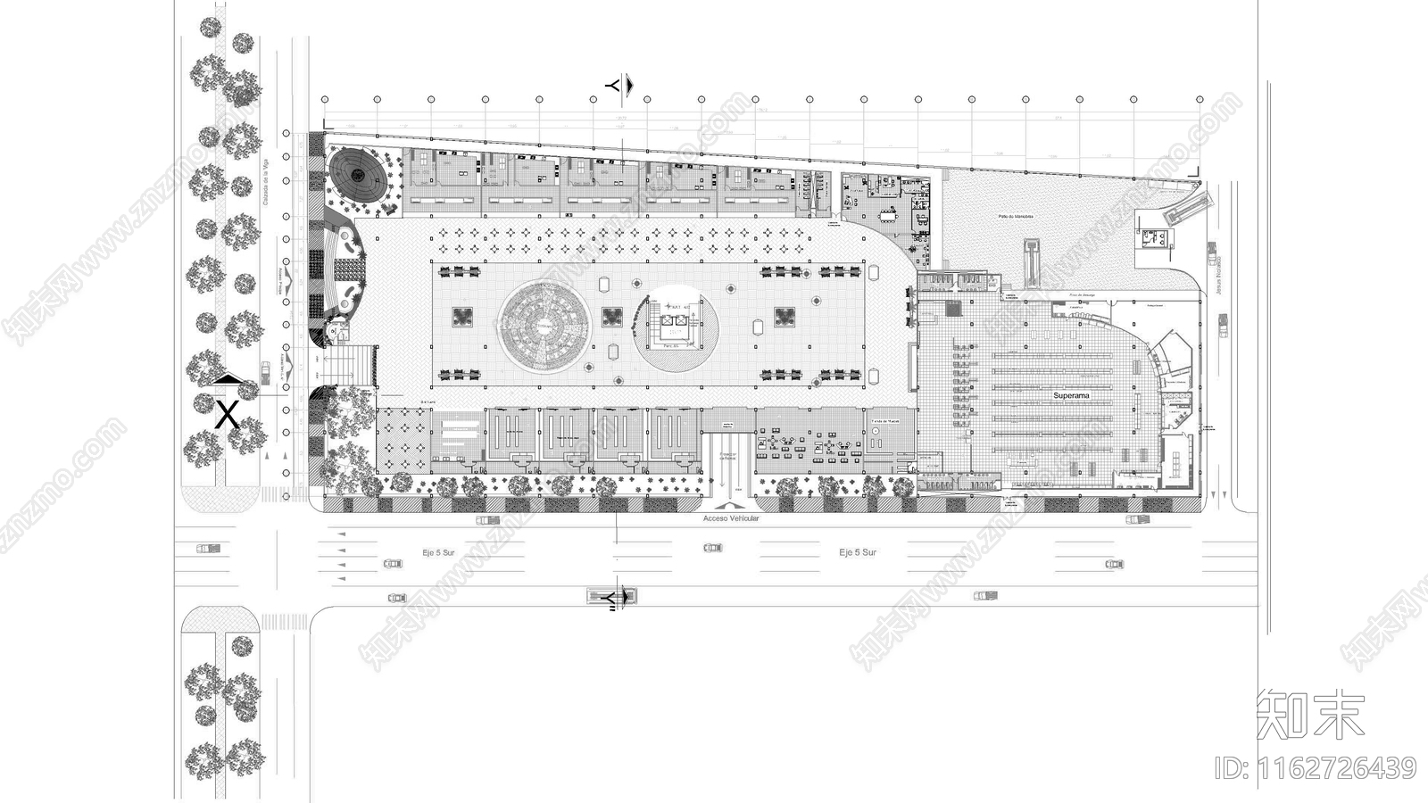 现代其他商业建筑cad施工图下载【ID:1162726439】