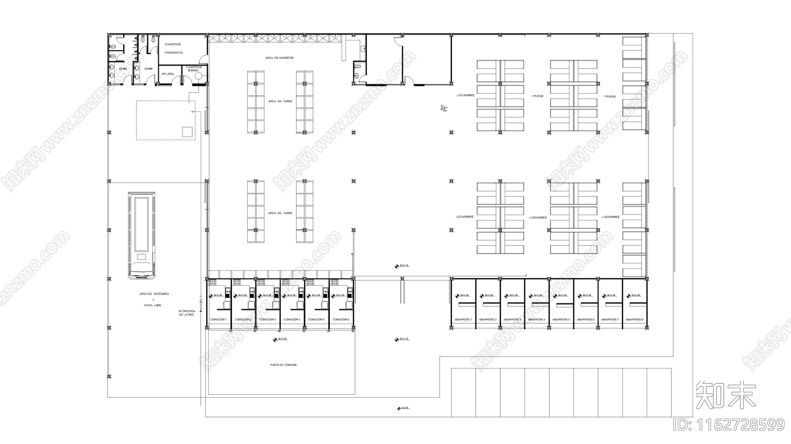 现代其他商业建筑cad施工图下载【ID:1162728599】