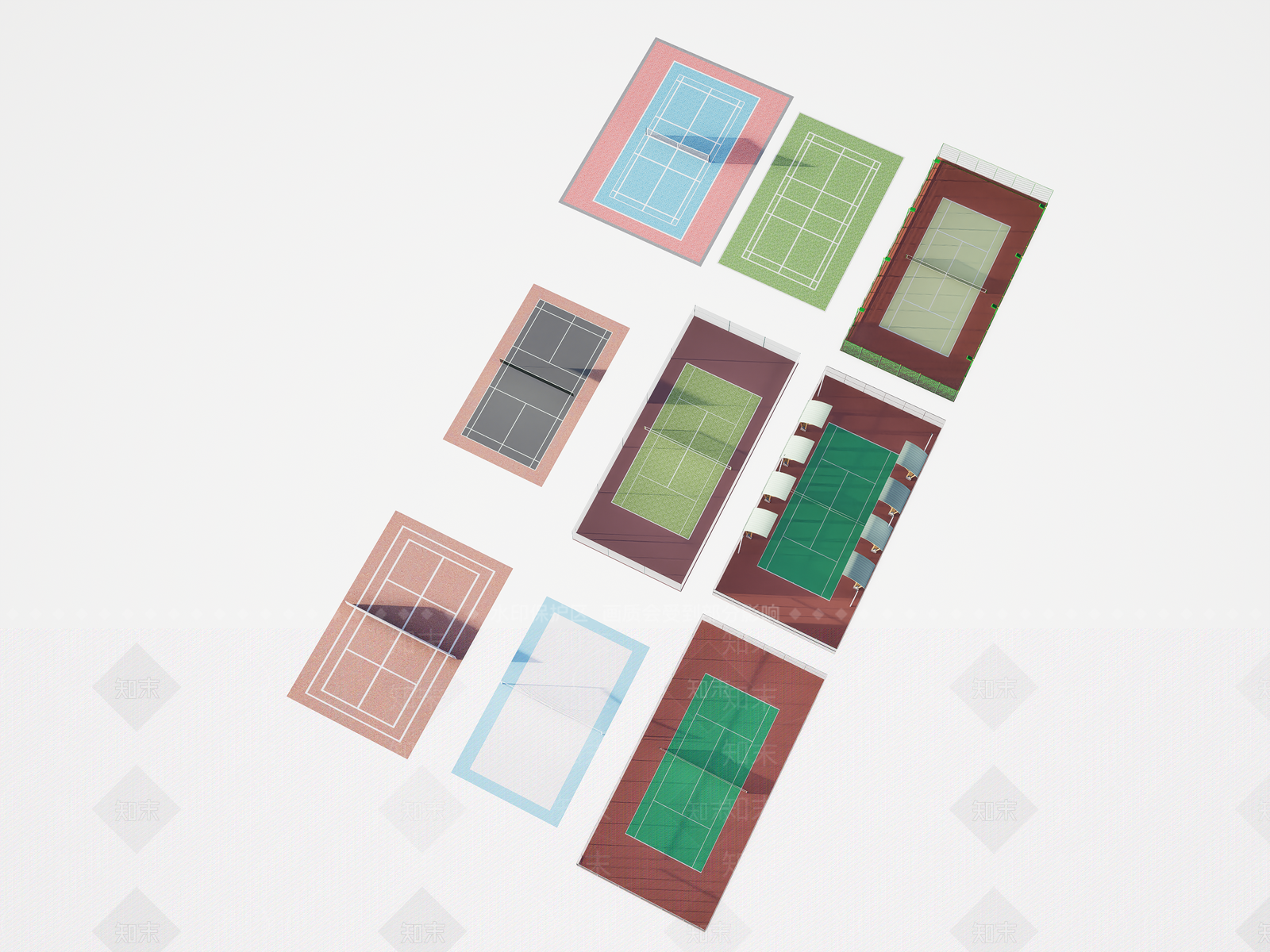 现代其他球场SU模型下载【ID:1162730198】