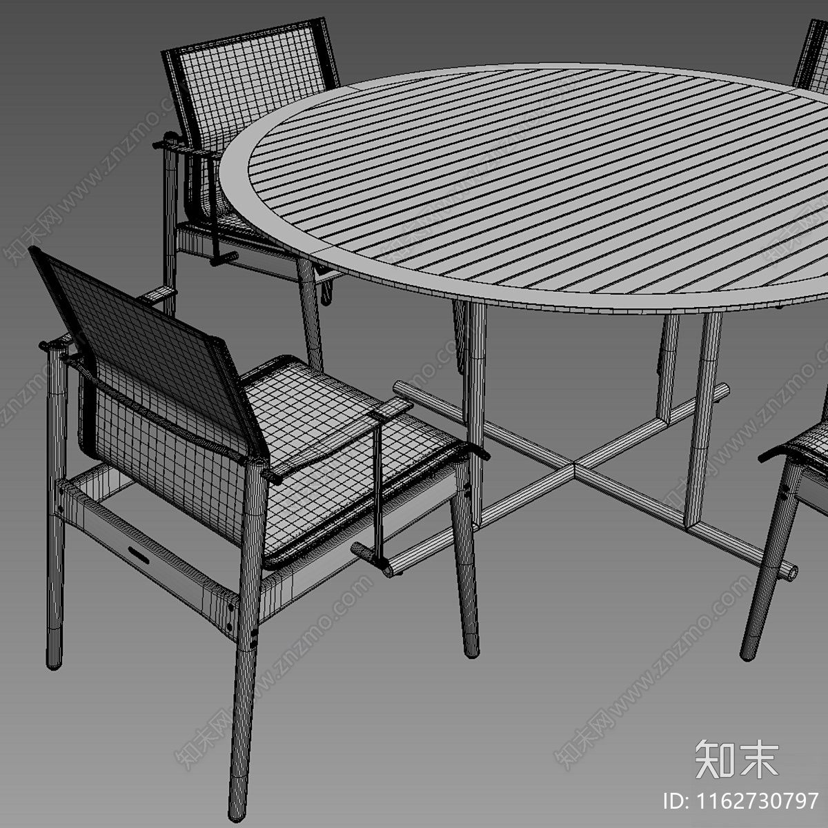 现代餐桌椅3D模型下载【ID:1162730797】