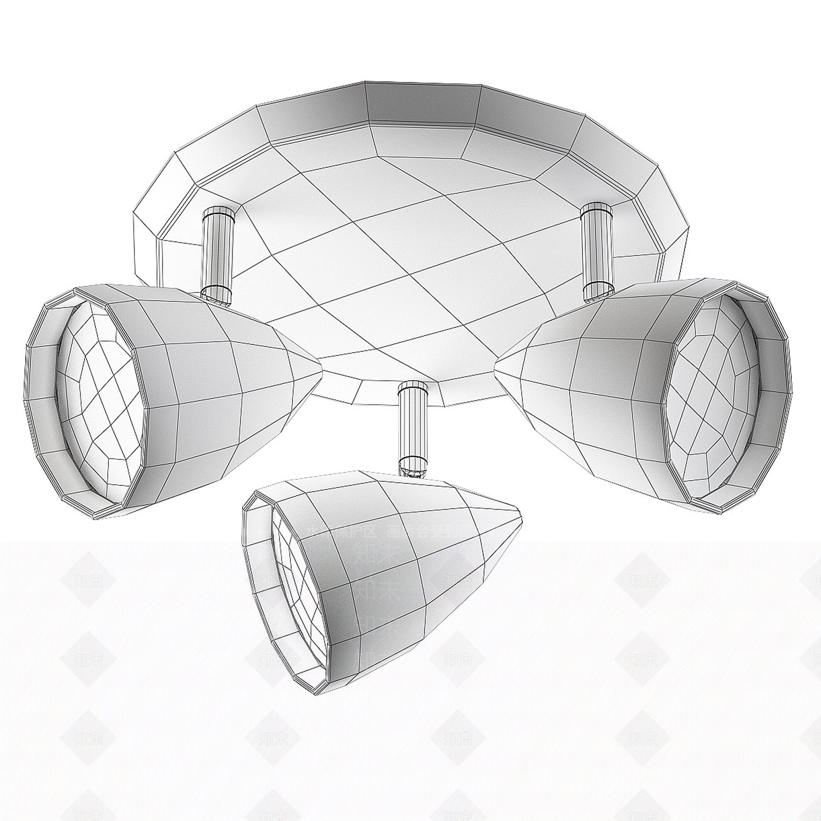 现代射灯3D模型下载【ID:1162732783】