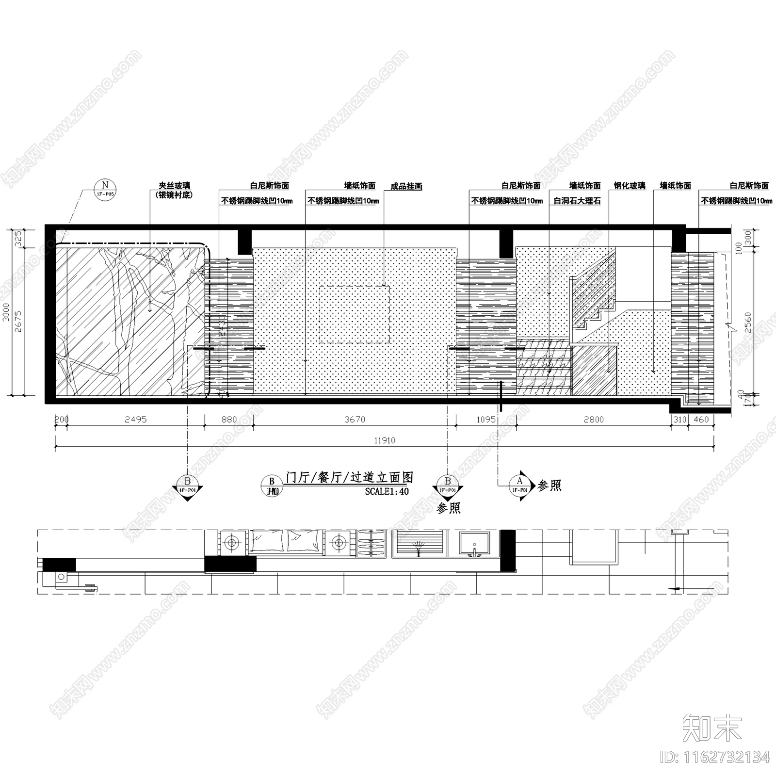 欧式简欧曦城P301户型私宅三层别墅室内家装cad施工图下载【ID:1162732134】