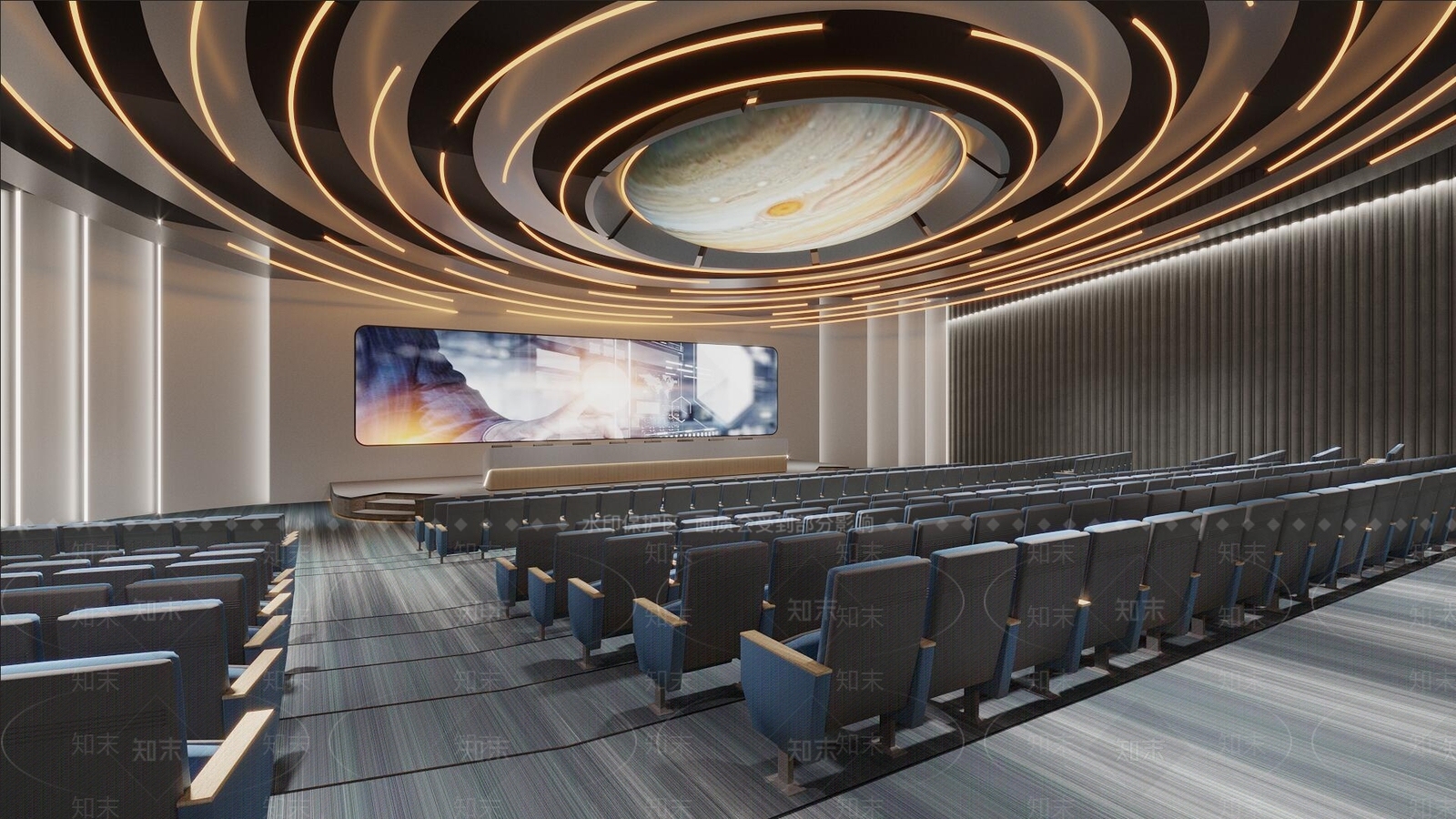现代报告厅3D模型下载【ID:1162733583】