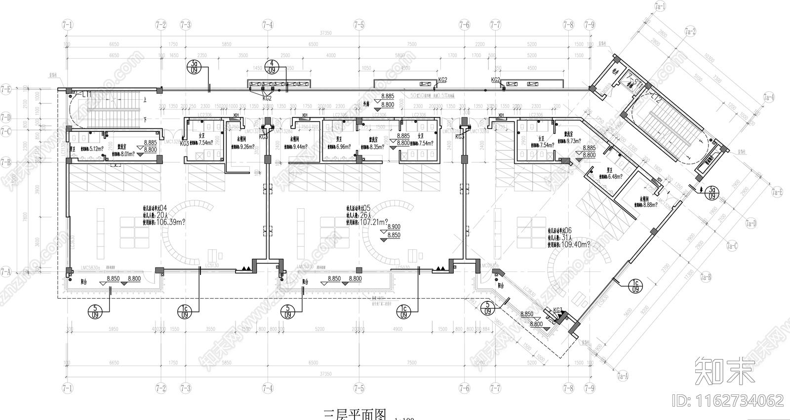 现代教室施工图下载【ID:1162734062】