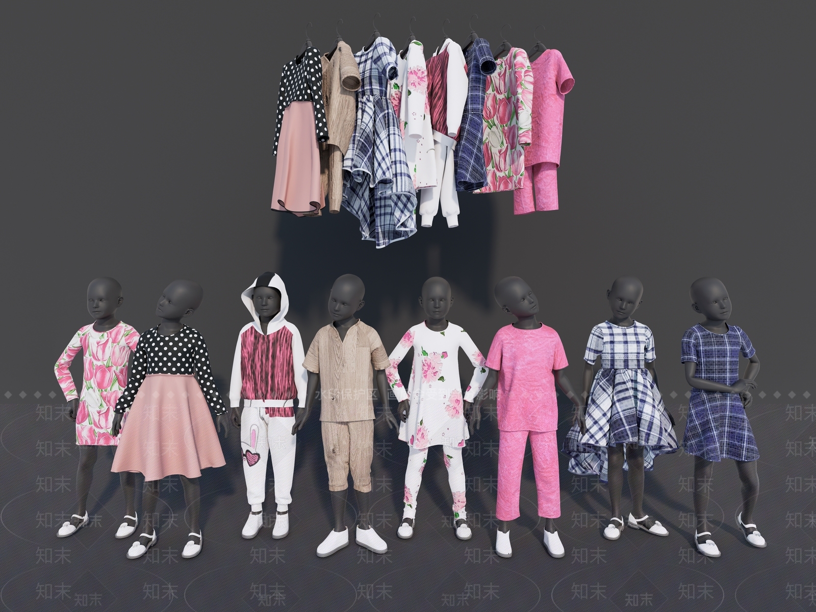 衣服3D模型下载【ID:1162736344】