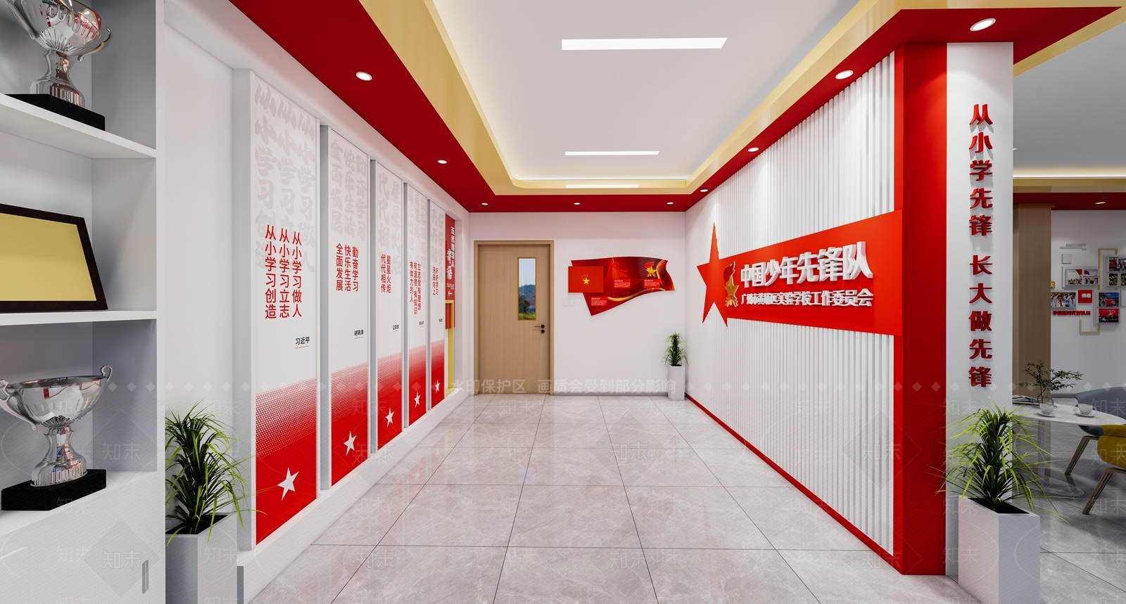 现代其他学校空间SU模型下载【ID:1162929976】