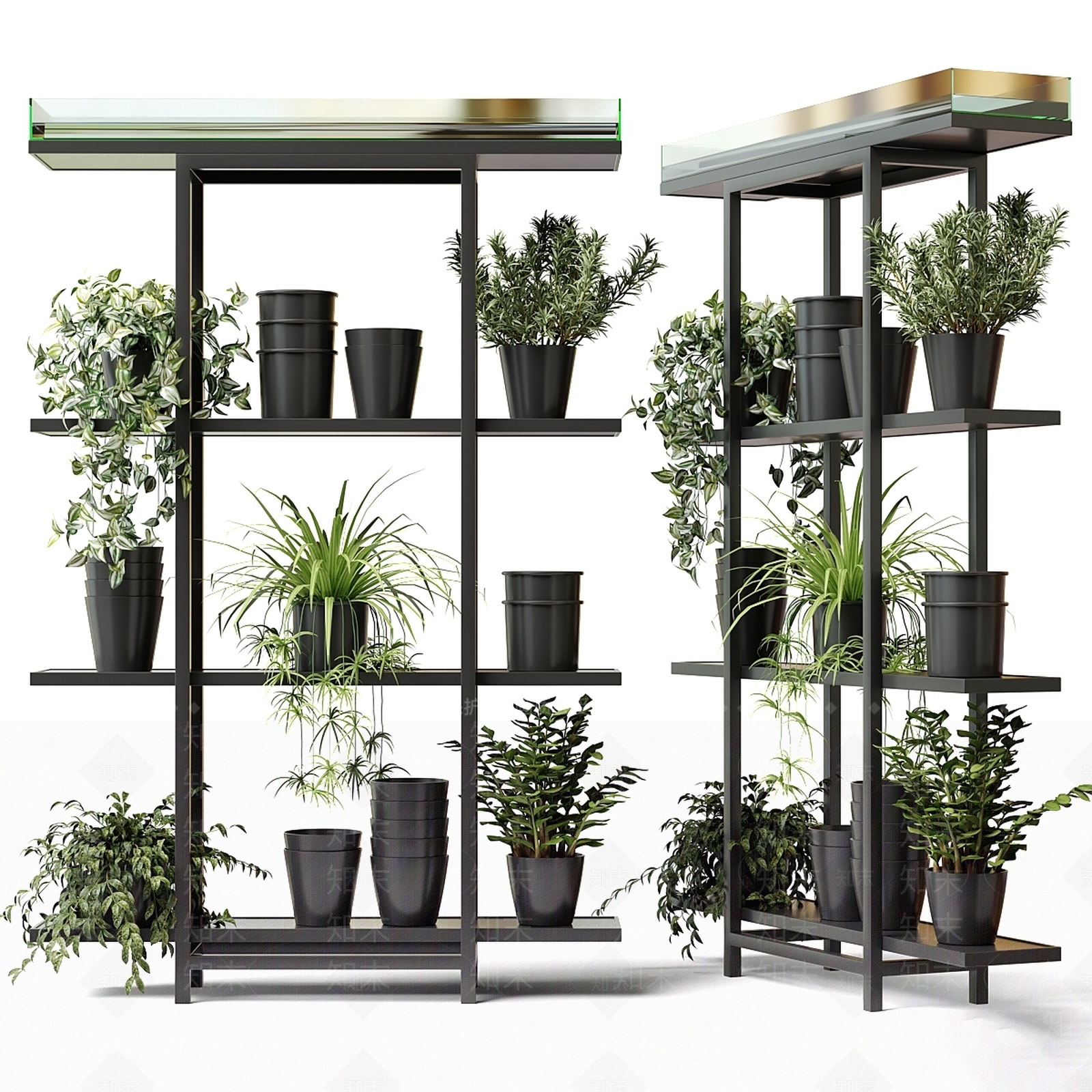 花草组合3D模型下载【ID:1162745729】
