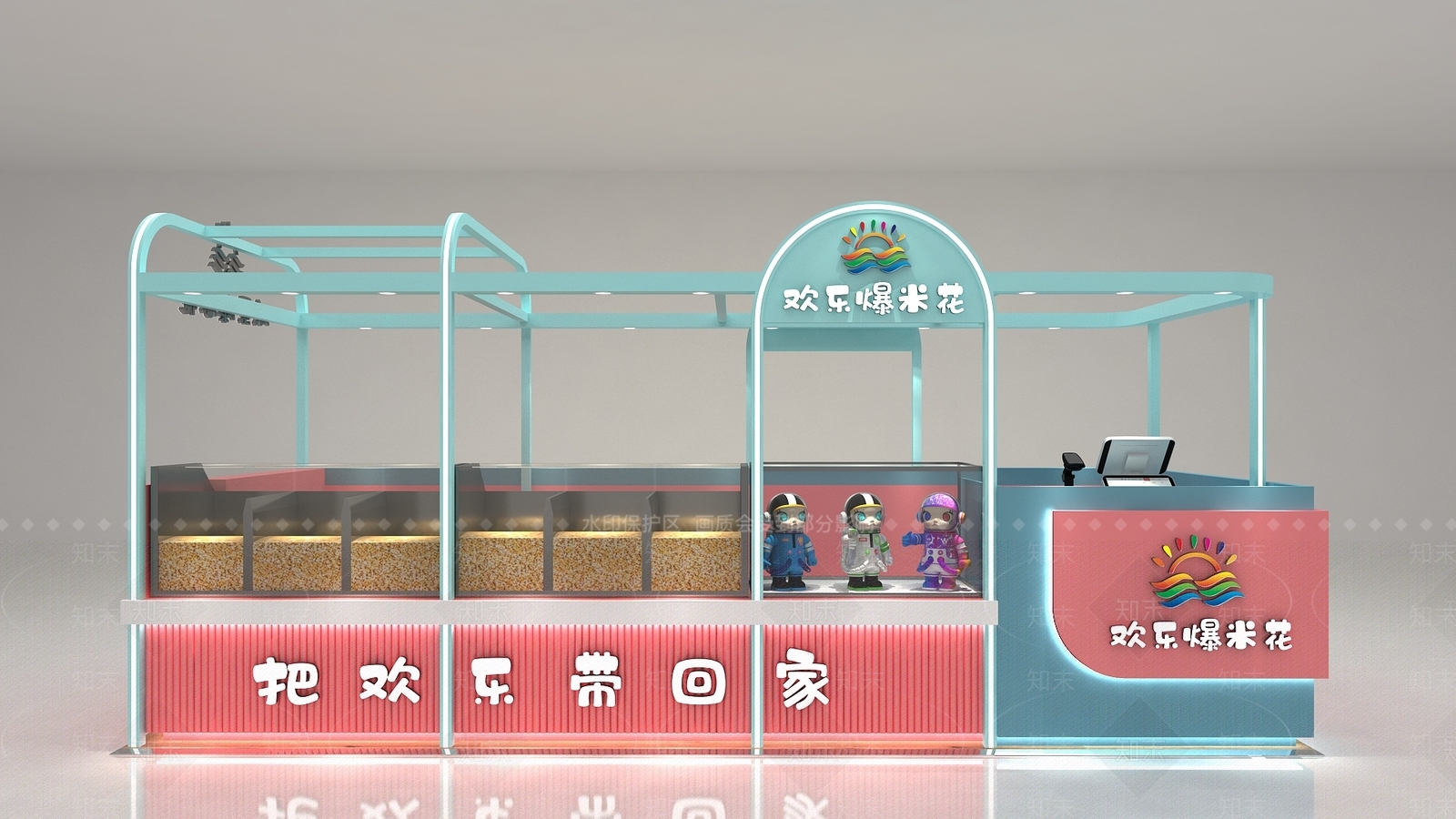 现代零食店3D模型下载【ID:1162749236】