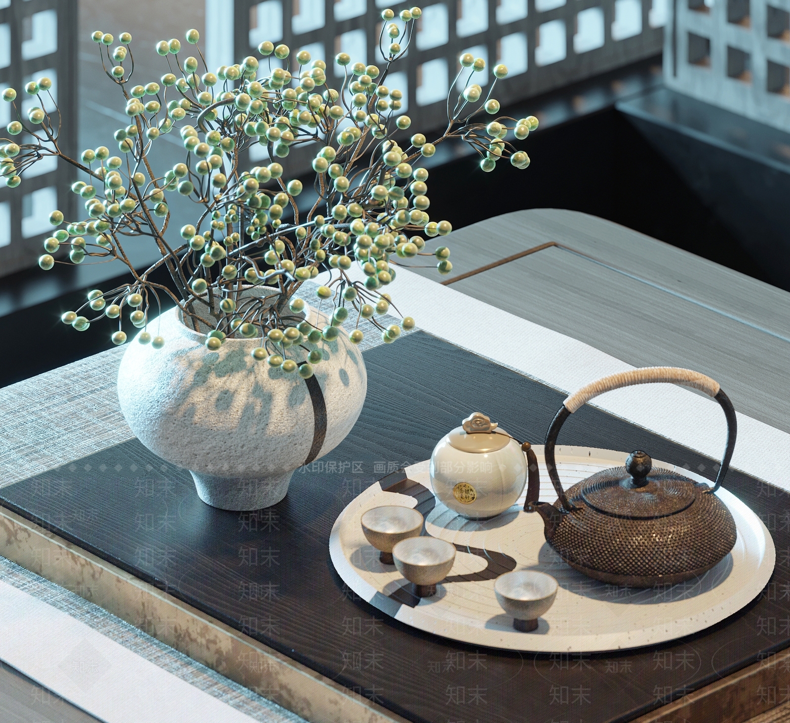 茶具3D模型下载【ID:1162750251】
