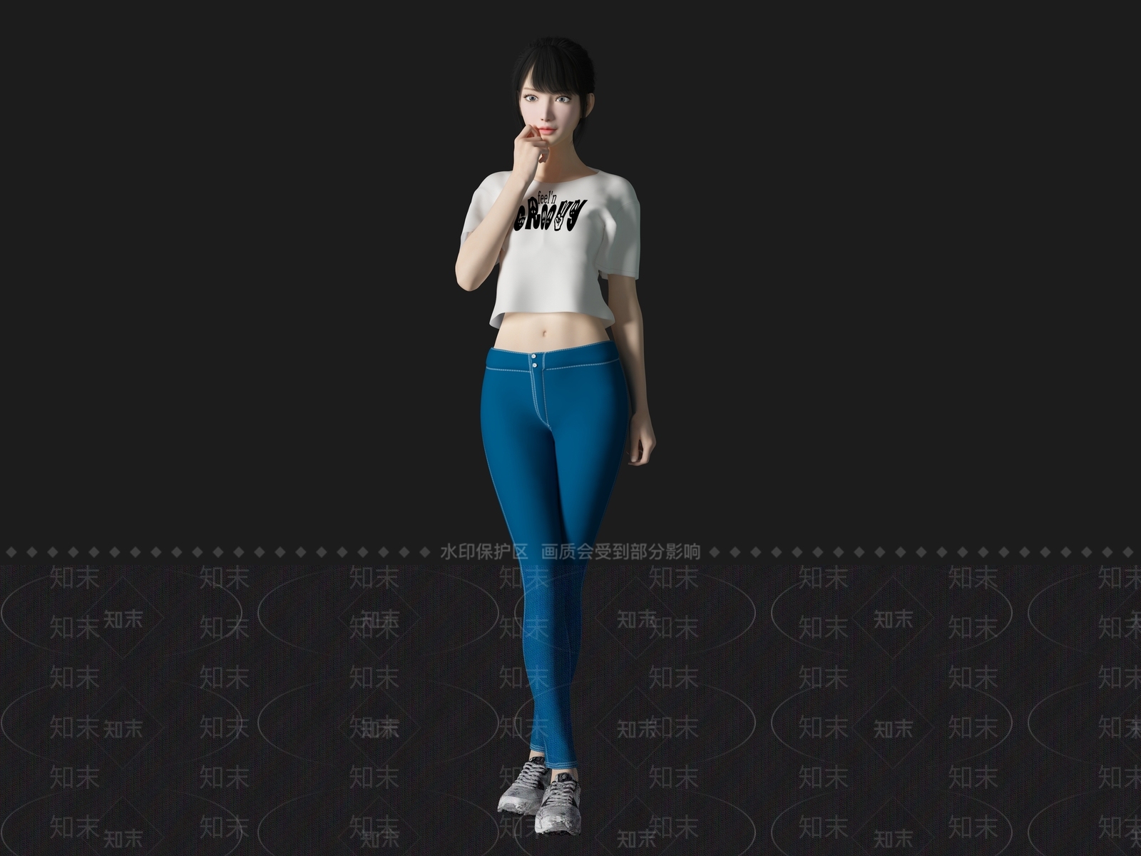 女人SU模型下载【ID:1162759943】