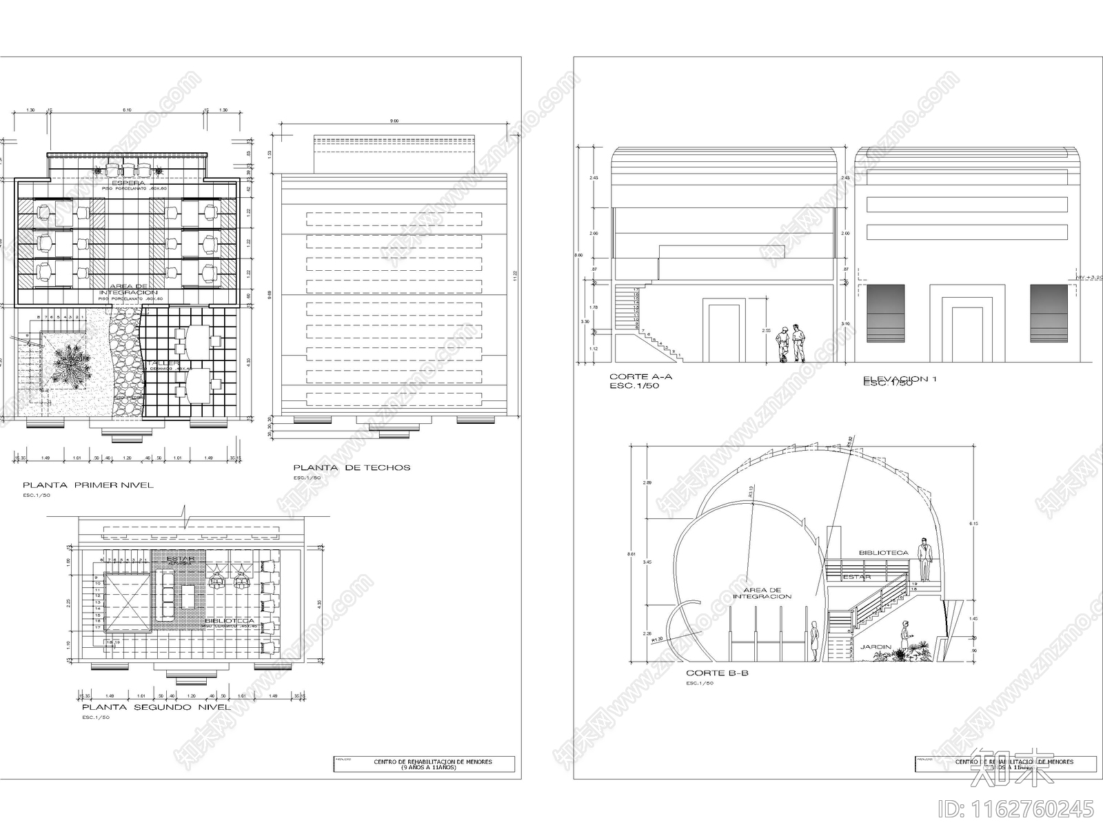现代其他商业建筑施工图下载【ID:1162760245】