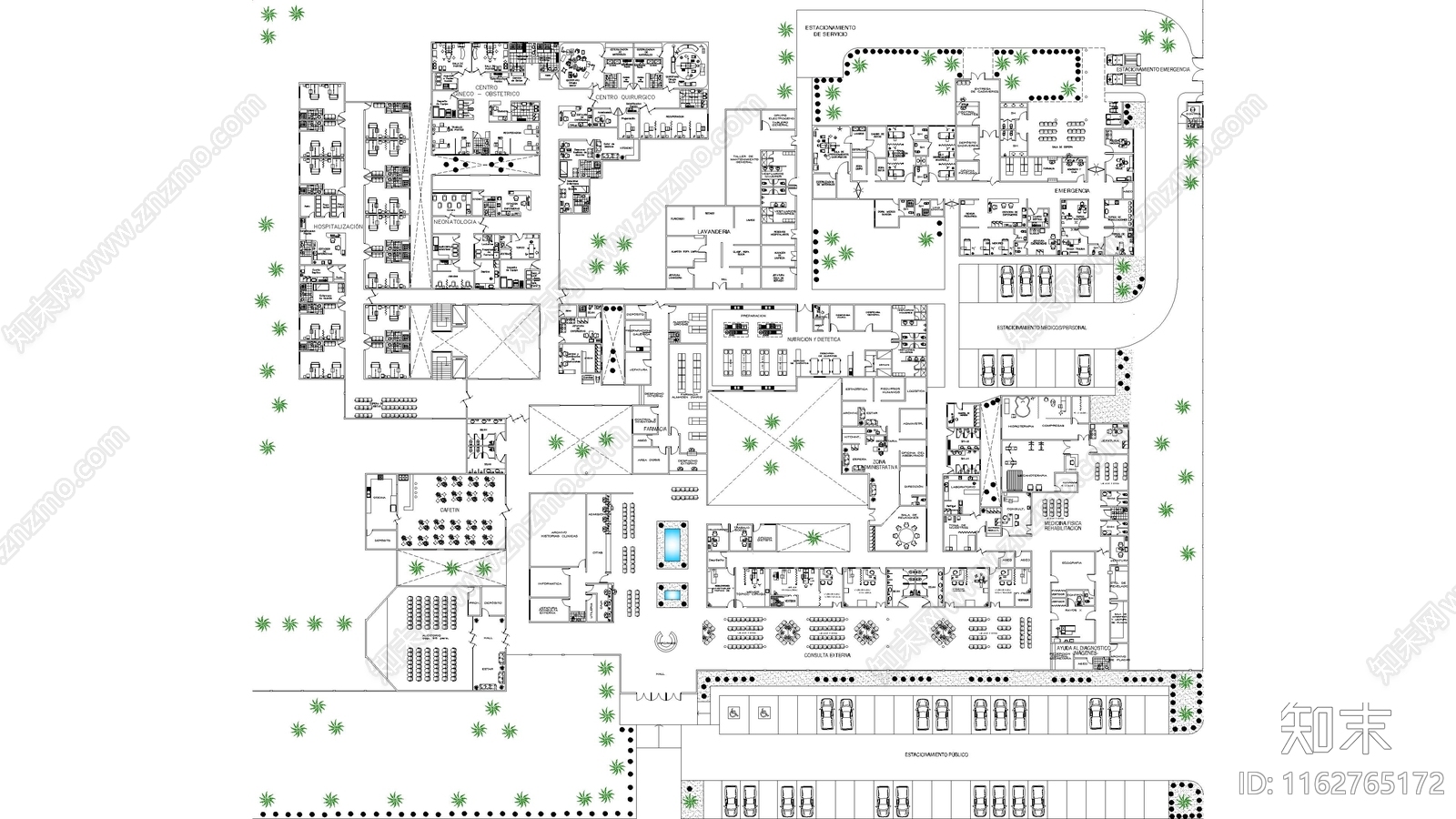 现代其他商业建筑cad施工图下载【ID:1162765172】