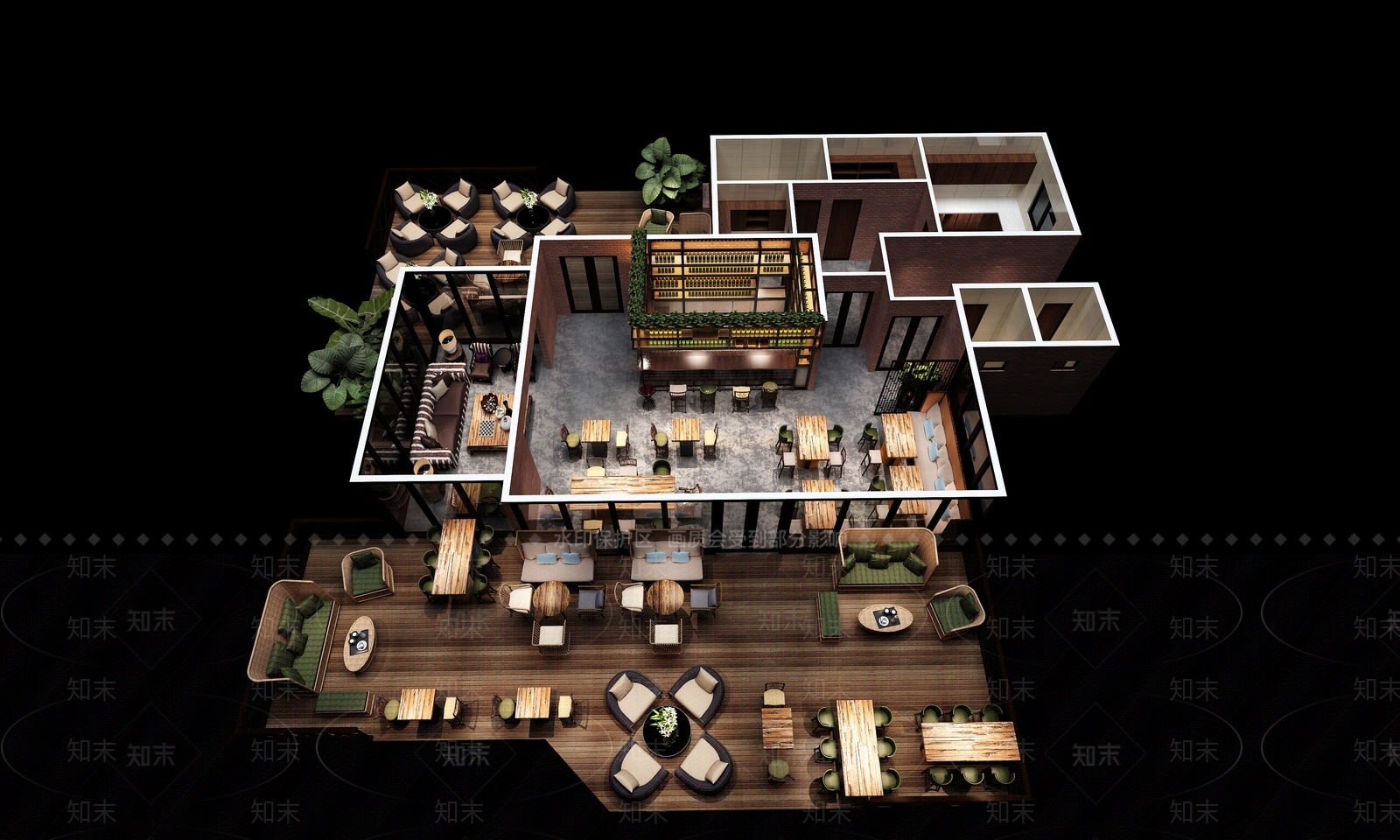工业酒吧3D模型下载【ID:1162765145】