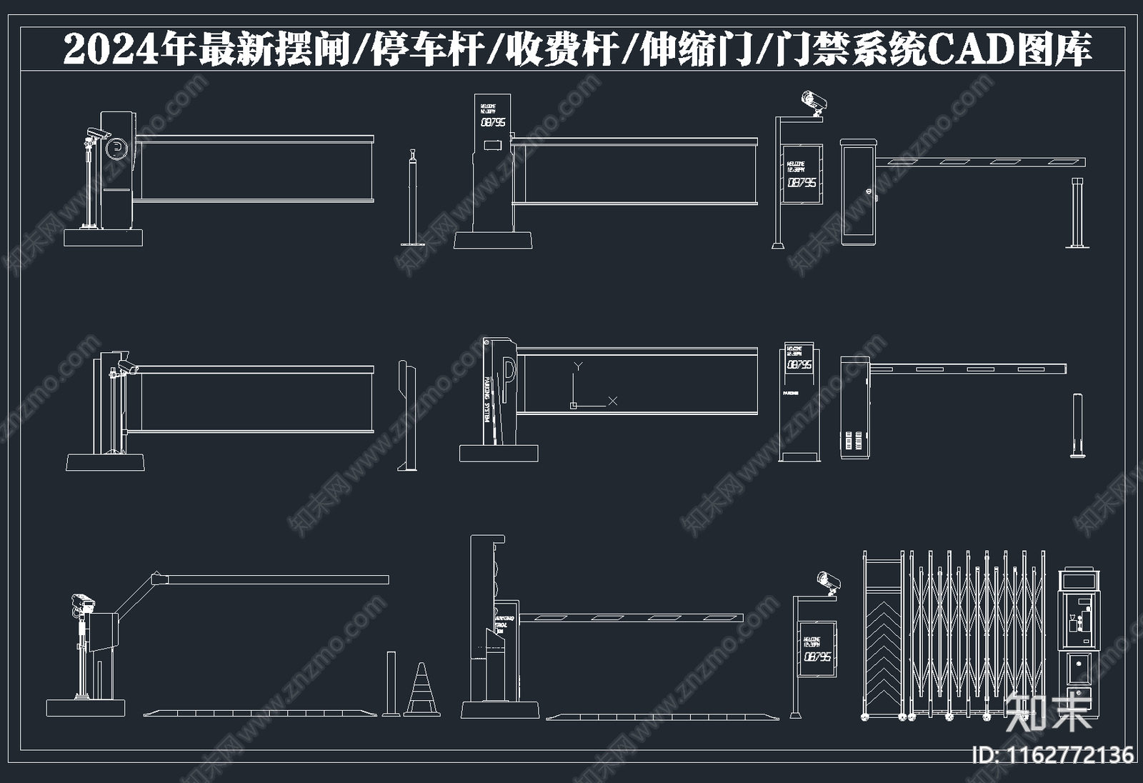 现代门施工图下载【ID:1162772136】