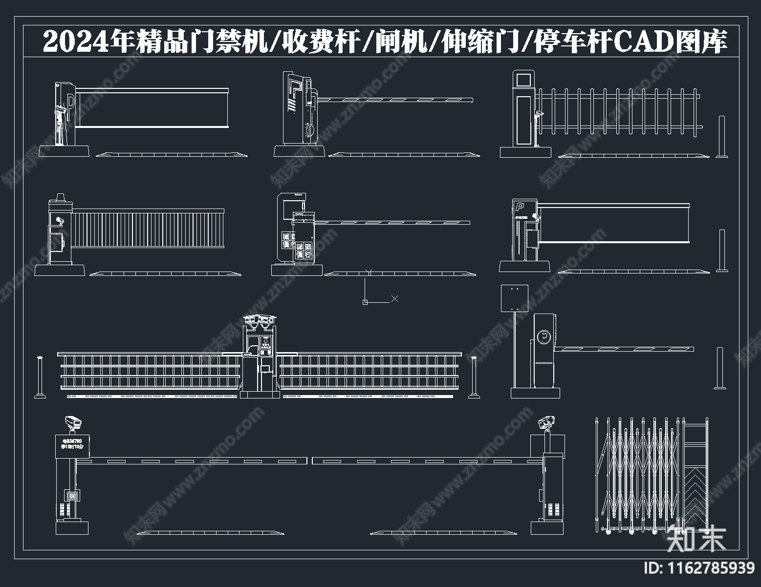 现代门施工图下载【ID:1162785939】