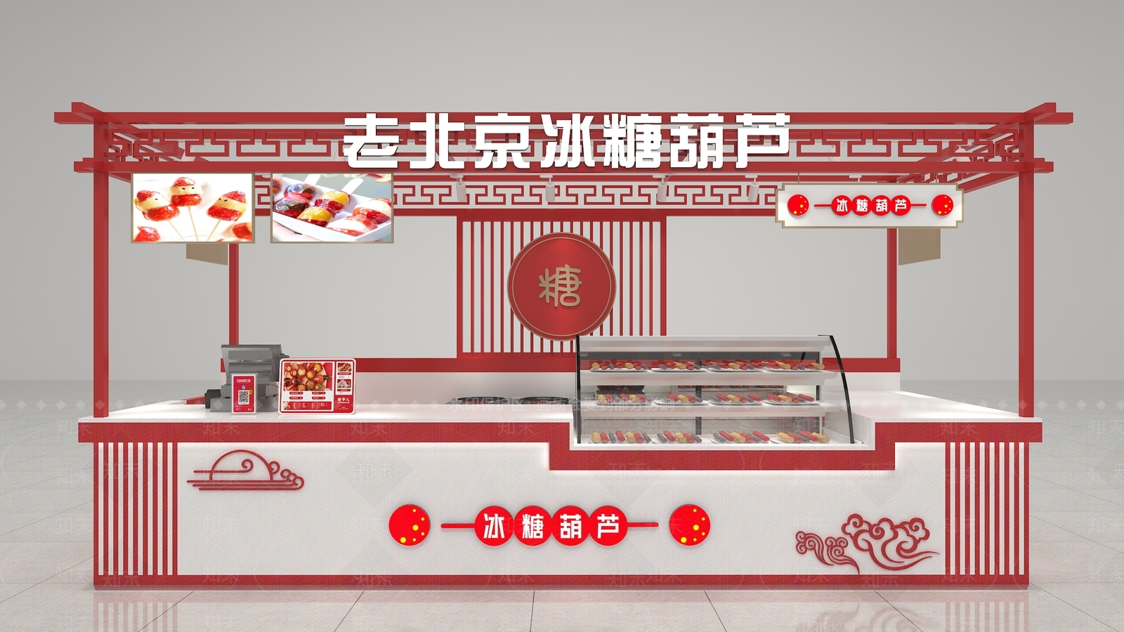 现代新中式其他餐饮空间3D模型下载【ID:1162797008】