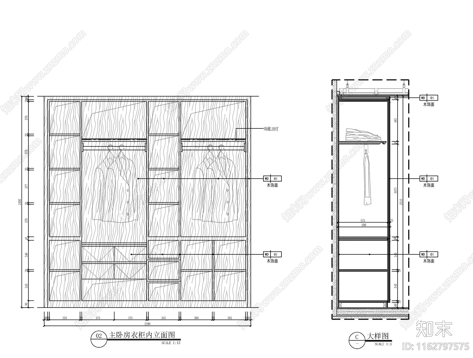 新中式家具节点详图cad施工图下载【ID:1162797575】