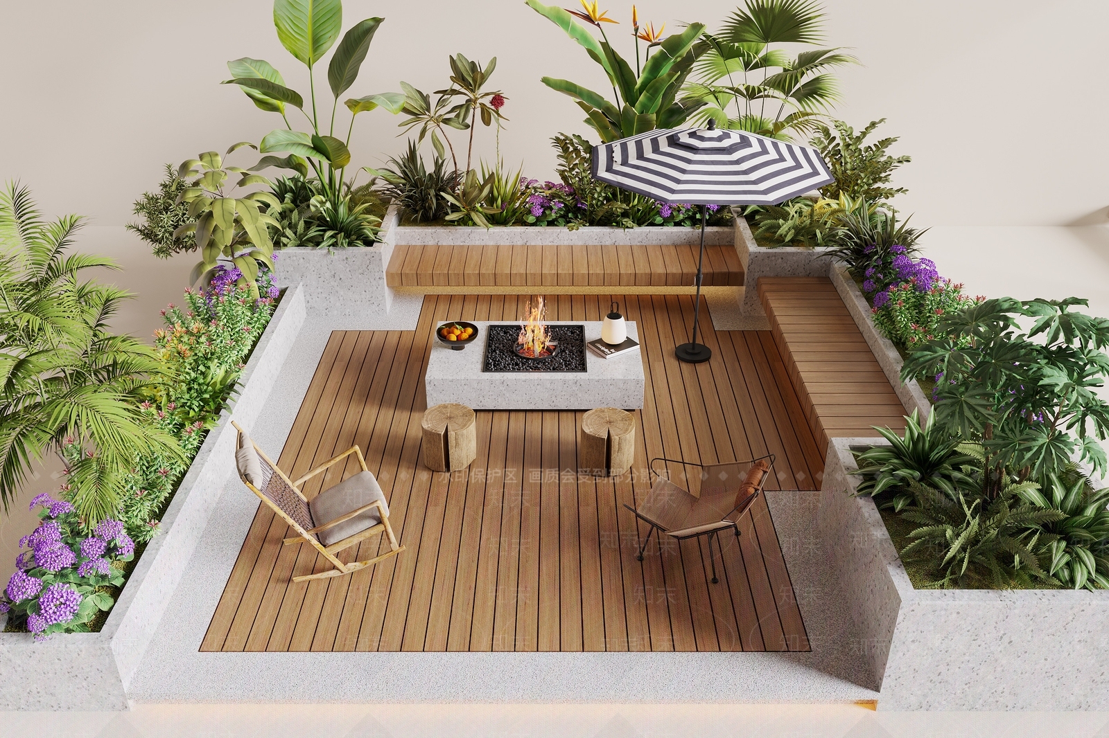 现代户外沙发3D模型下载【ID:1162807308】